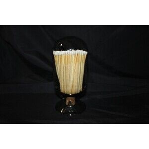 Skeem Design Glass Match Cloche with Striker - Smoke New Without Box